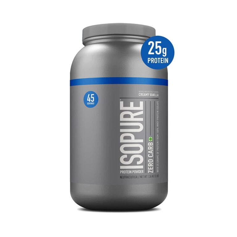 Isopure zero carb protein-3lbs