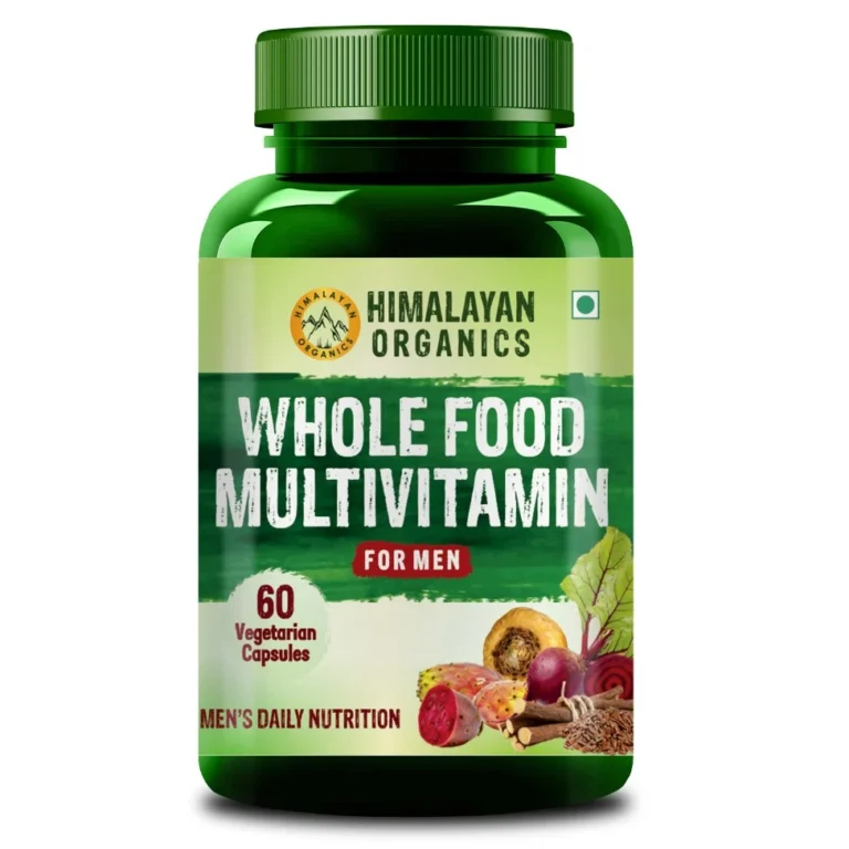 Himalayan Organics Whole Food Multivitamin for Men – With Natural Vitamins, Minerals, Extracts