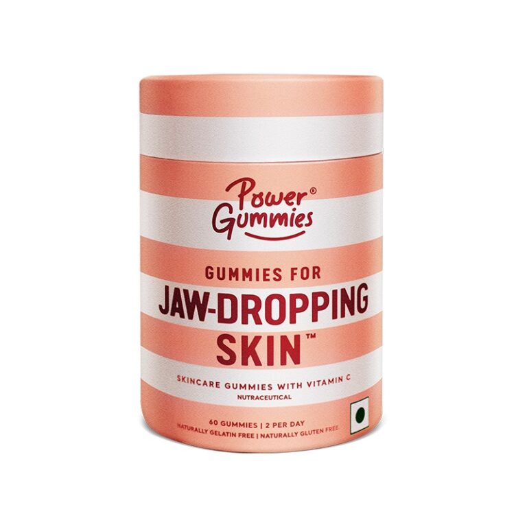 Power Gummies Jaw Dropping Gummies for Skin with Vitamin C