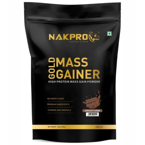 Nakpro Nutrition Gold Mass Gainer Protein Powder Supplement