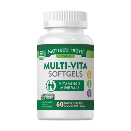 image of nature's truth multi-vita softgels