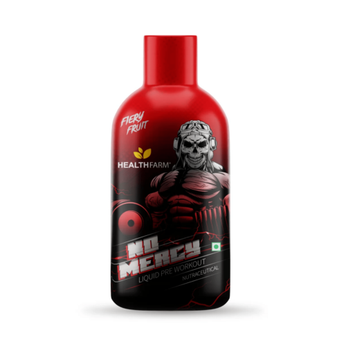 image of healthfarm no mercy pre workout supplement